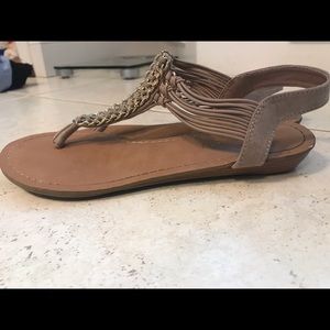 Madden Girl Nude Sandal